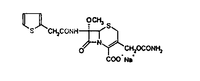 注射用頭孢西丁鈉化學(xué)結(jié)構(gòu)式