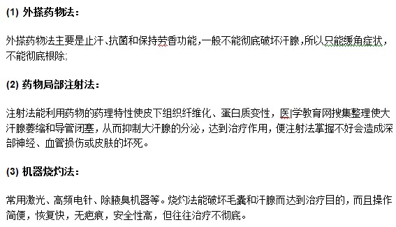 如何利用非手術方法快速治療腋臭？