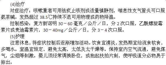 掌握如何觀測與護理小兒急性支氣管炎的方法1