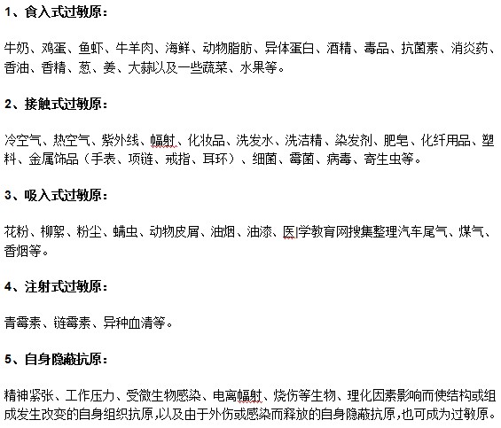 容易引起皮膚過敏的常見過敏原有哪些？