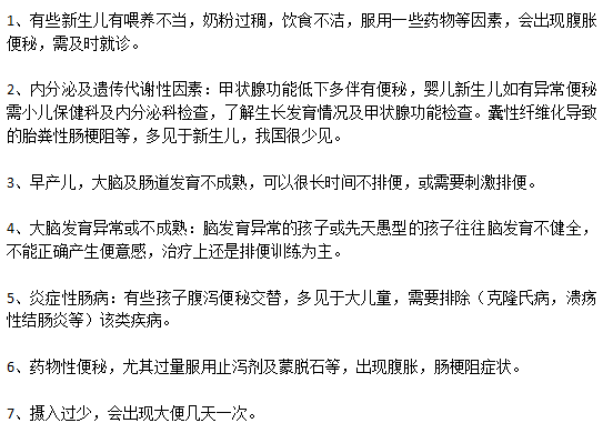 遠離小兒便秘需要規(guī)避的因素有哪些？