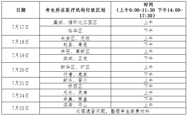 河北省石家莊市衛(wèi)生計生考試中心關(guān)于2017年醫(yī)師資格綜合筆試及機考繳費工作的通知