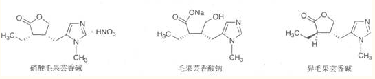 生物堿類膽堿受體激動(dòng)劑