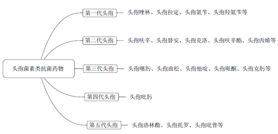 藥學(xué)專(zhuān)業(yè)知識(shí)二知識(shí)點(diǎn)--頭孢菌素類(lèi)抗菌藥物