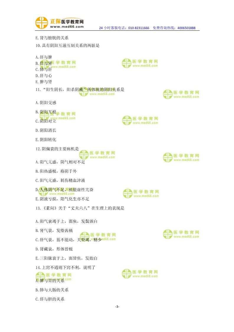 2019年中醫(yī)執(zhí)業(yè)醫(yī)師二試?？紲y評(píng)試卷