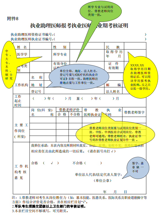 試用期考核證明