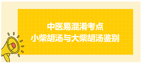 小柴胡湯與大柴胡湯鑒別